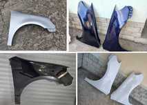 Aripa fata VW Golf 6 negru LC9X