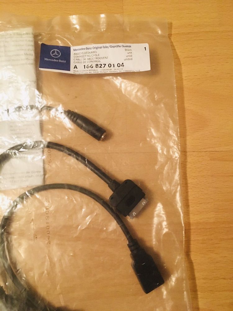 Оригинални USB/AUX/Ipod Multimedia Interface кабели за Mercedes