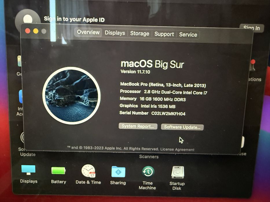 Продам MacBook Pro 13 2013 года