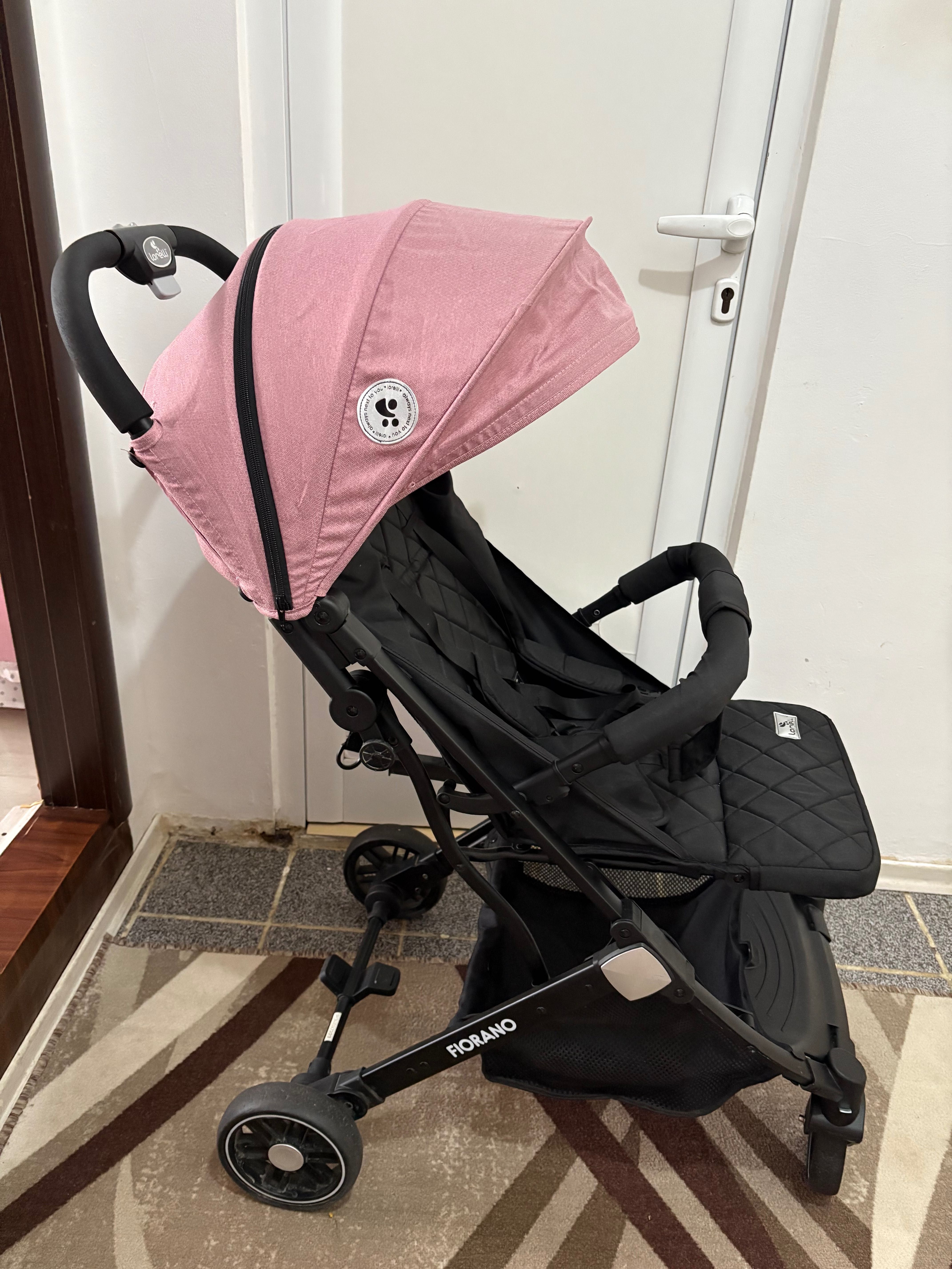 Lorelli Детска количка Fiorano с покривало Rose Quartz