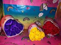 Aranjamente florale din trandafiri de sapun personalizate