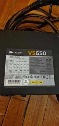Захранване за компютър Corsair VS650 650W Компютърно захранване