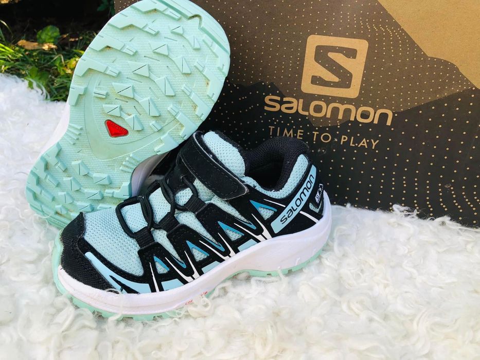 Bocanci baiat SALOMON-marimea 26,int16cm,nu ghete Piele GEOX,ECCO,Jord