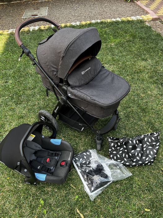 Kinderkraft XMoov бебешка количка 3 в 1 - Black