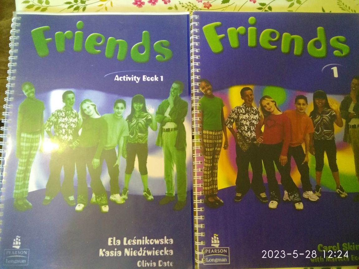 Учебник и рабочая тетрадь Friends 1 по английскому языку
