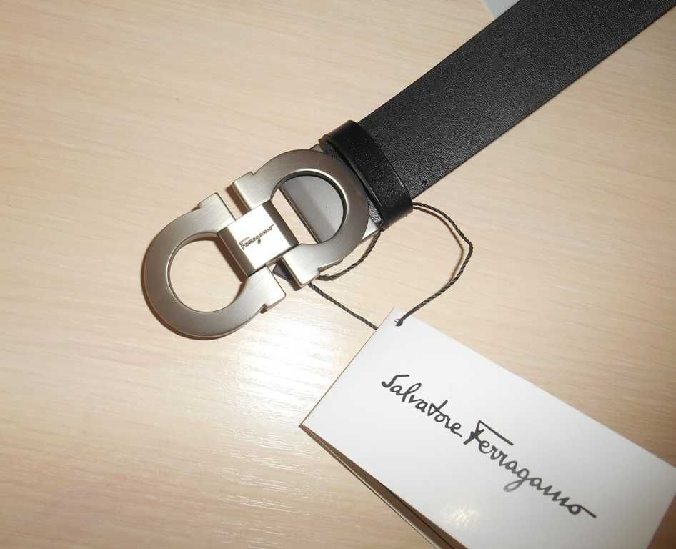 Мъжки дамски колан Salvatore Ferragamo естествена кожа