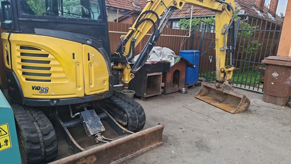Miniexcavator  Yanmar VIO33 , an 2021, zero tail swing, ,2200 ore
