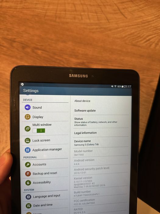 Tableta Samsung galaxy Tab E, 9,6inch