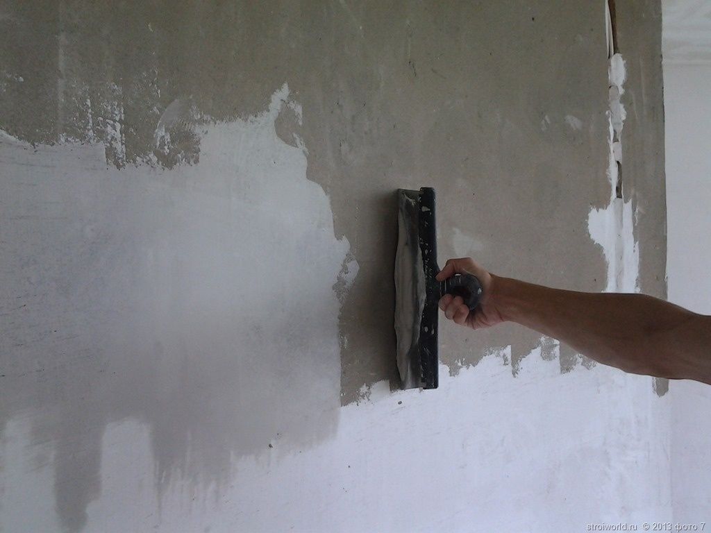 Шпаклевка-левкас стен потолков. Армирование стен. Выравнивание стен.