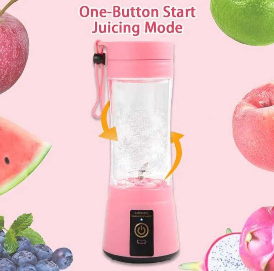 Blender smoothie maker portabil, cu acumulator și încărcare USB