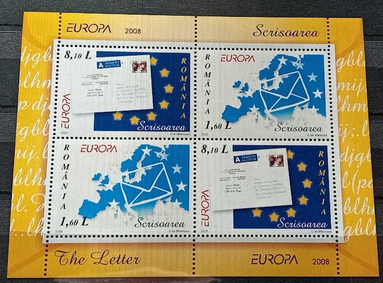 Lot timbre romanesti recente - colite si serii bloc MNH, 17 lei bucata