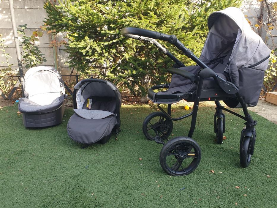 Krausman – Carucior 3 in 1 Combi Dark Grey – Testat ADAC