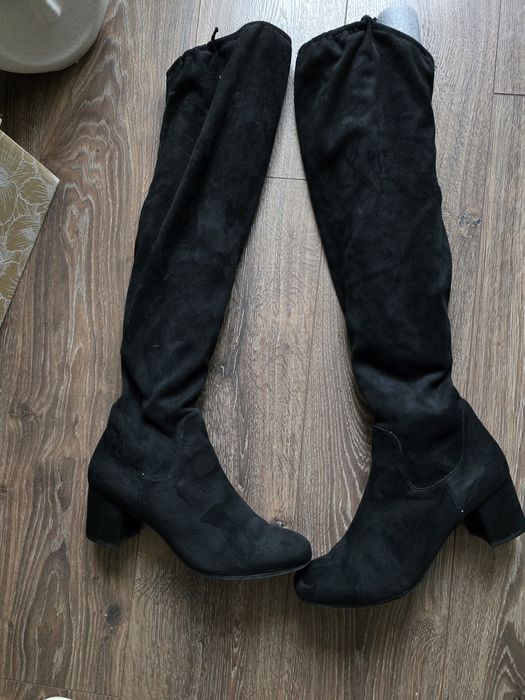 Cizme elastice de catifea