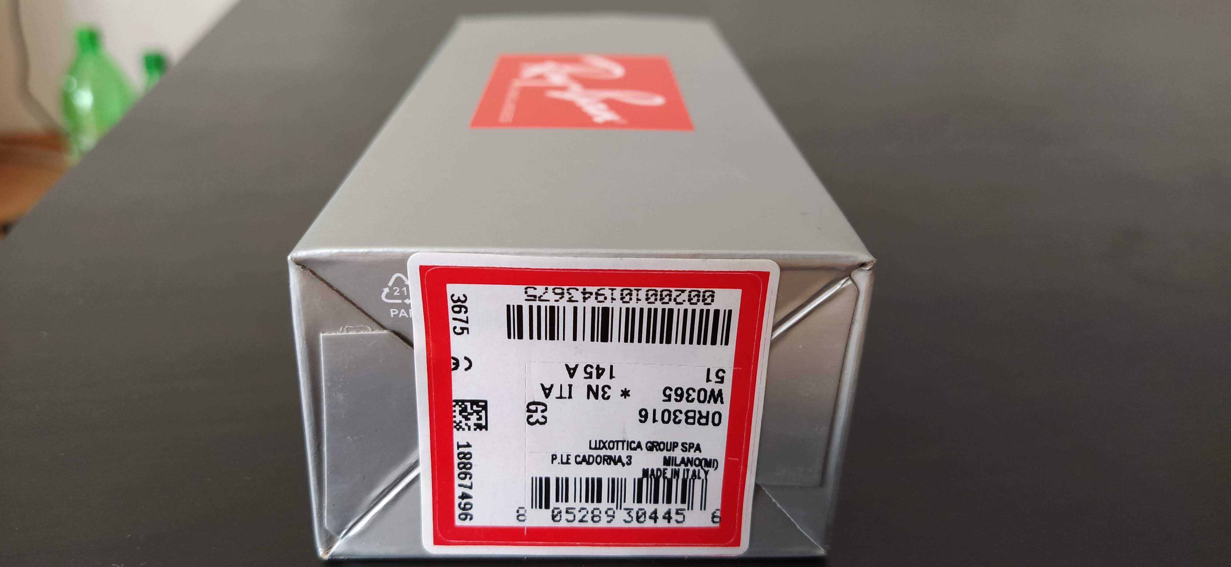 Слънчеви очила Ray-Ban Clubmaster RB3016 W0365 НОВИ