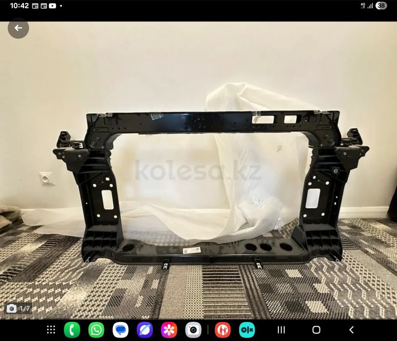 Телевизор (суппорт радиатора) + радиатор а/с на Hyundai Tucson 2019г.