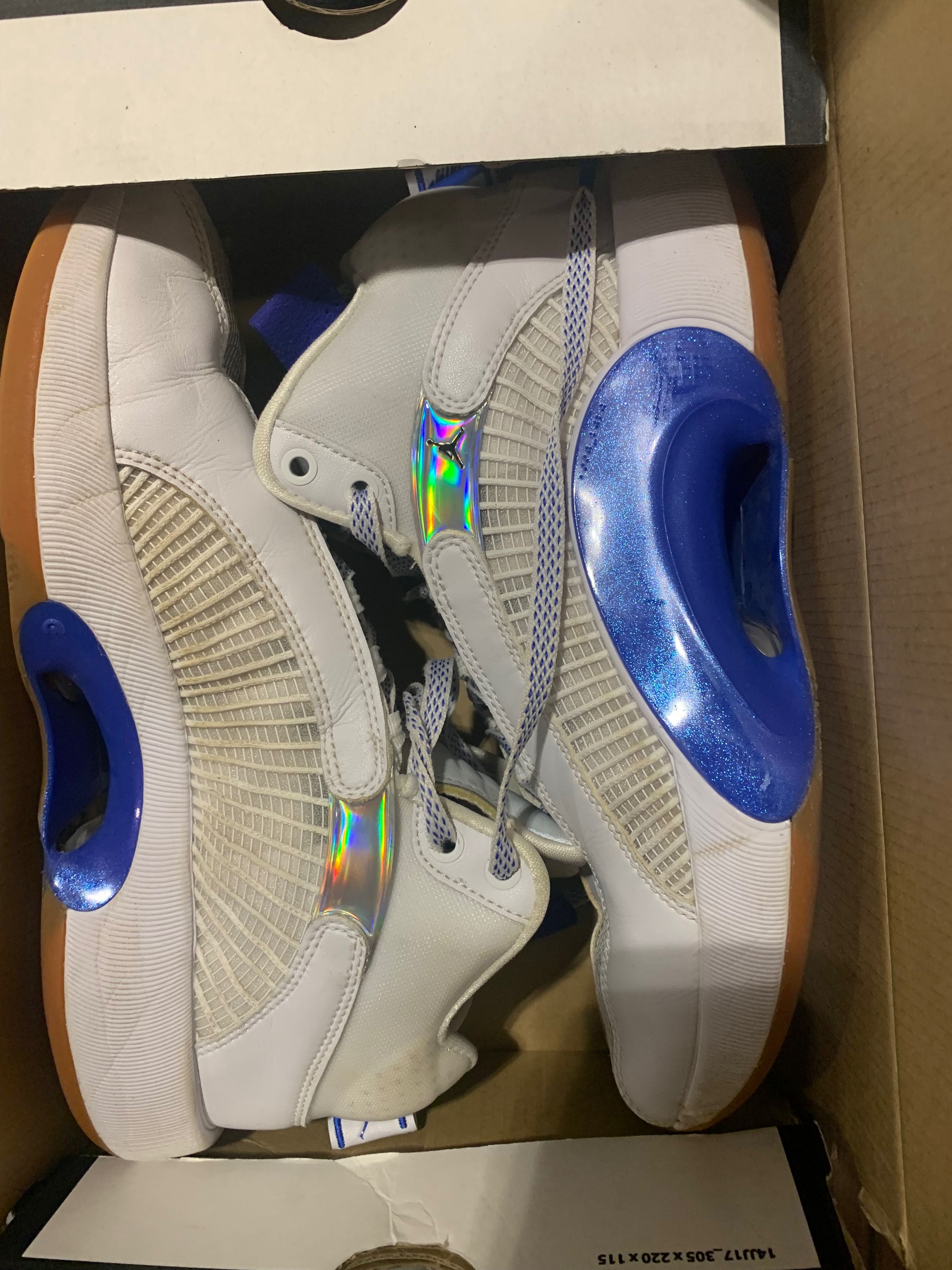 Nike Jordan 35 White and Blue
