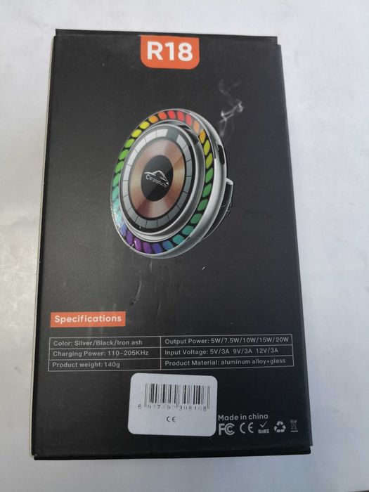 Suport telefon auto magnetic cu incarcare wireless 20 W