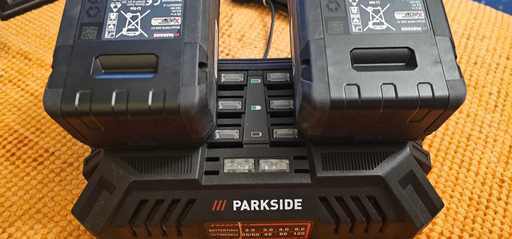 incarcator baterii parkside baterie parkside 8ah smart