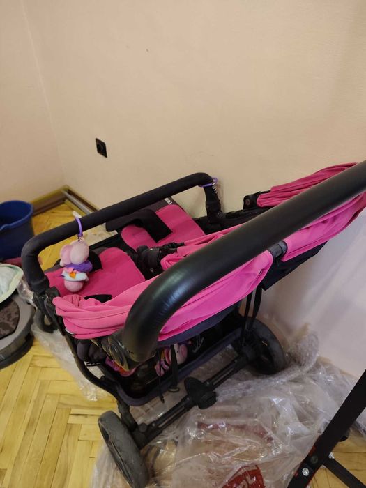 Детска количка за близнаци EASY TWIN