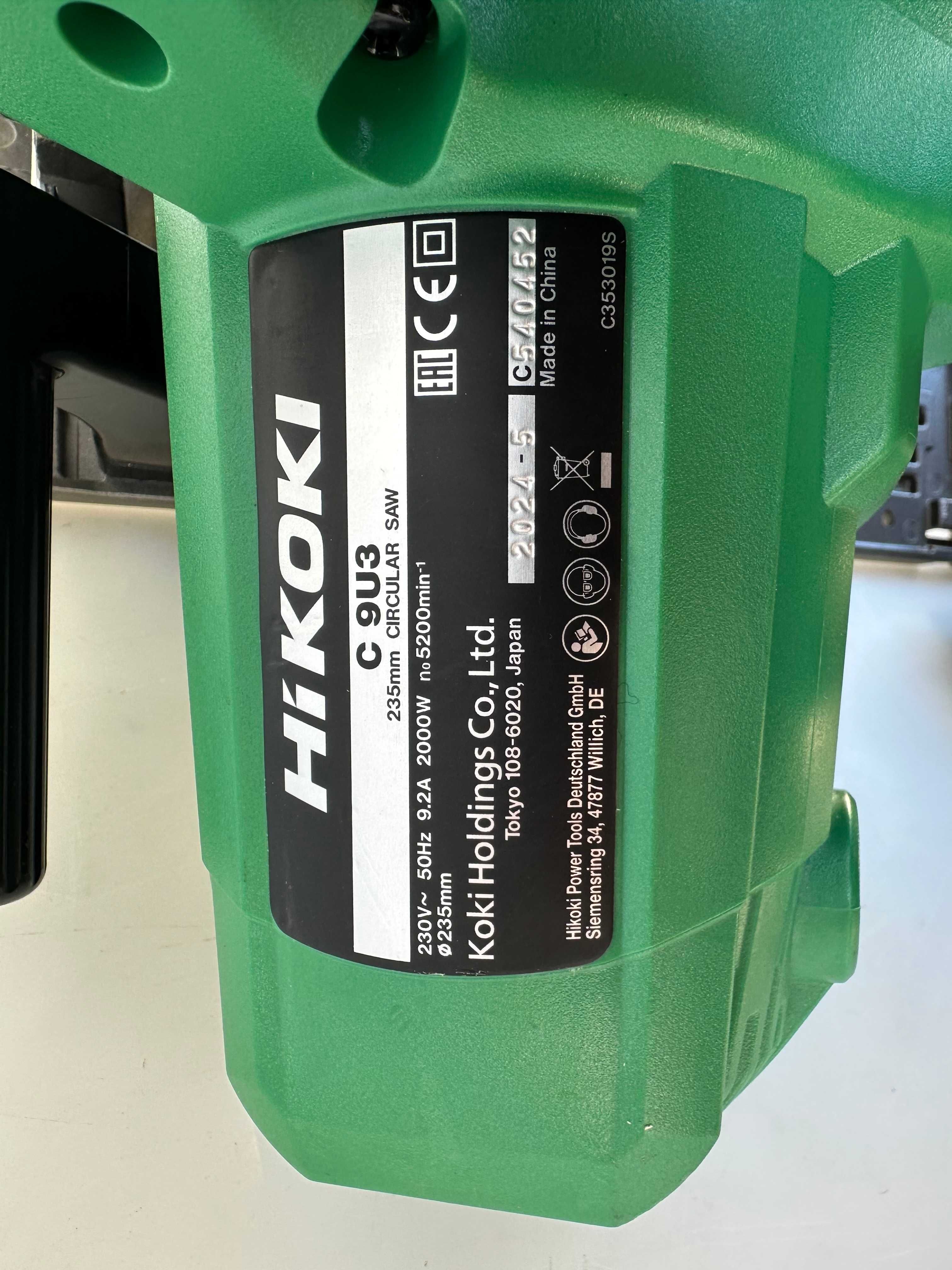 Hi Koki C9U3 / Hitachi C9U3  Ръчен циркуляр 2000W 235mm 2024г като нов