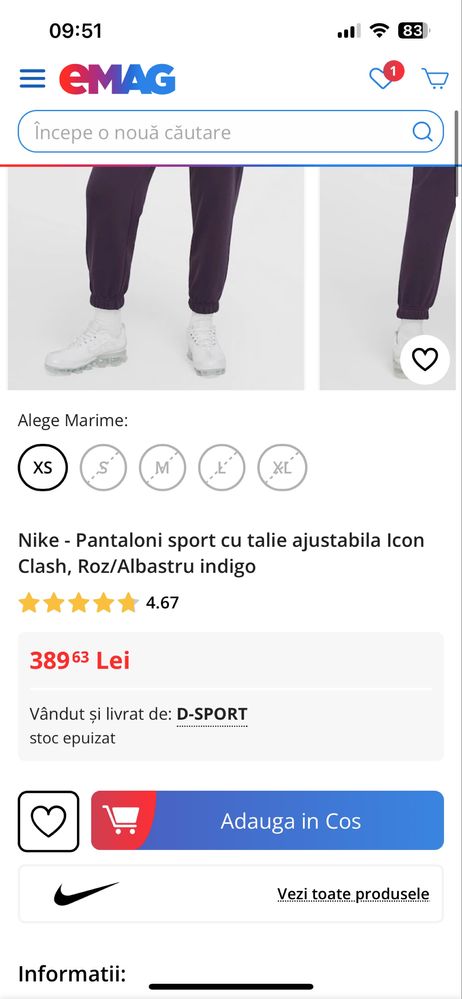 Pantaloni Nike Icon Clash