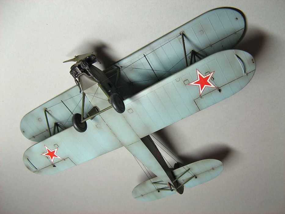 сборная модель самолёта По-2 Раритет СССР!