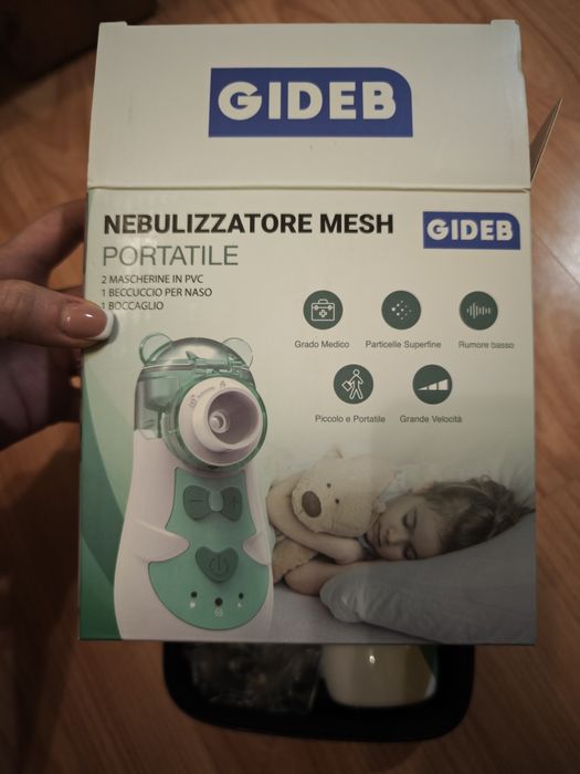 Портативен меш инхалатор GIDEB – 40 лв (чисто нов)