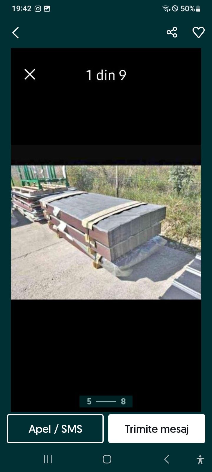 Tabla cutata mai multe detali pe telfon