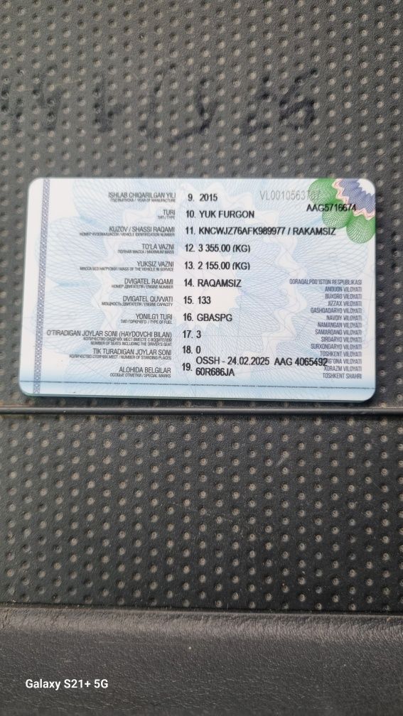 Kia Bongo 3 sotiladi