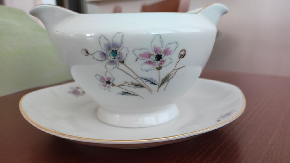Сосиера с чиния, чешки порцелан