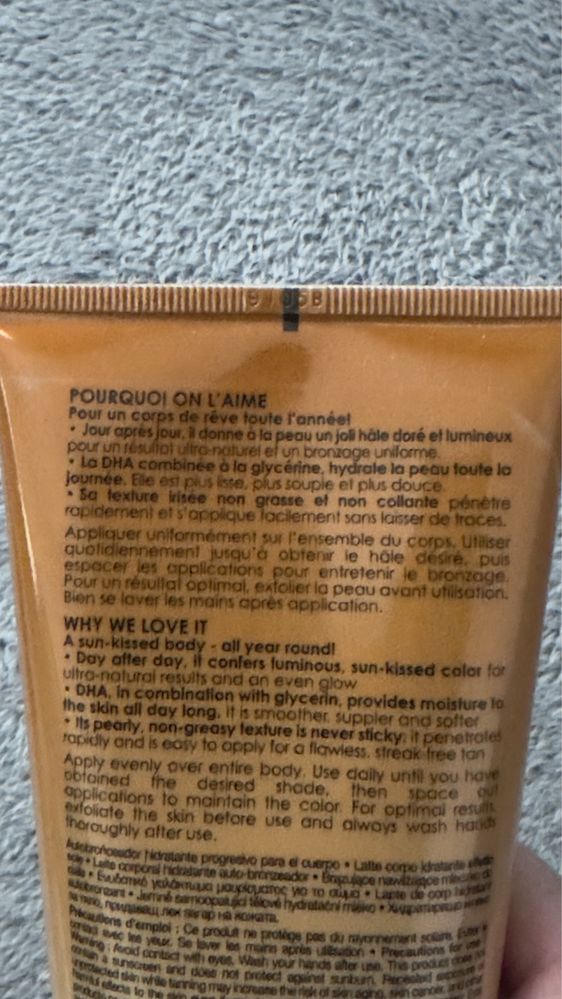 Lapte bronzant de corp Sephora