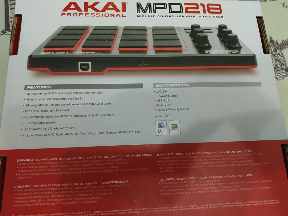 De vânzare Midi pad controller Akai Profesional
