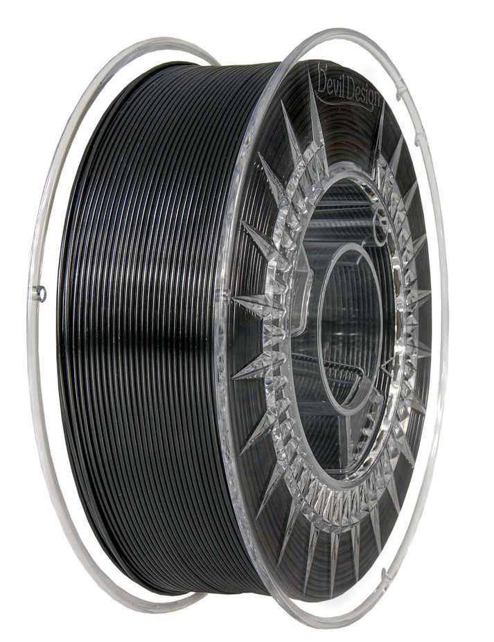 Filament PETG Negru (Black) 1.75mm, 1kg