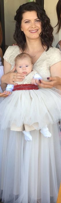 Rochie botez mama fiica