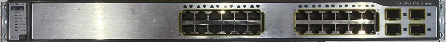 Суич - Cisco WS-C3750G с 24 Gigabit порта