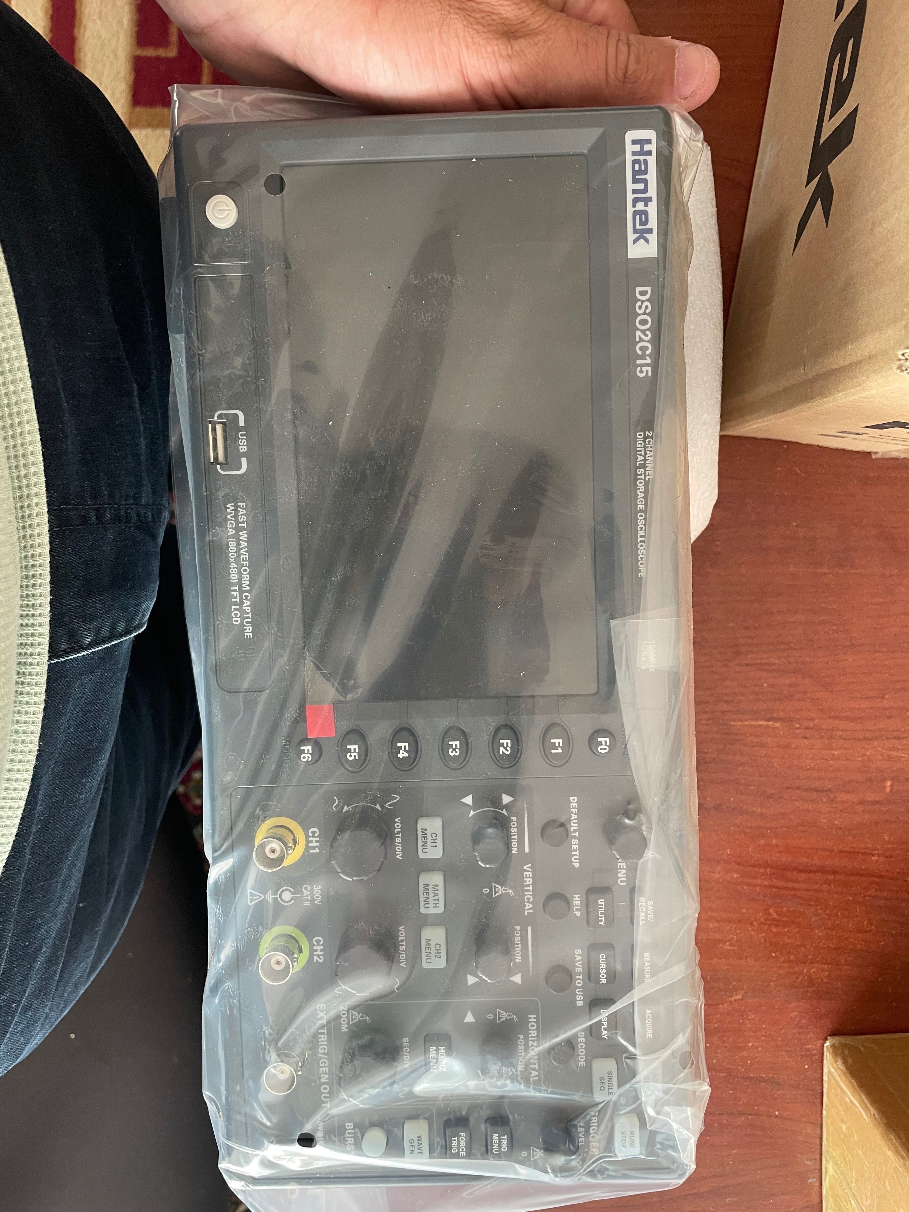 Новый Осциллограф Hantek DS02C15