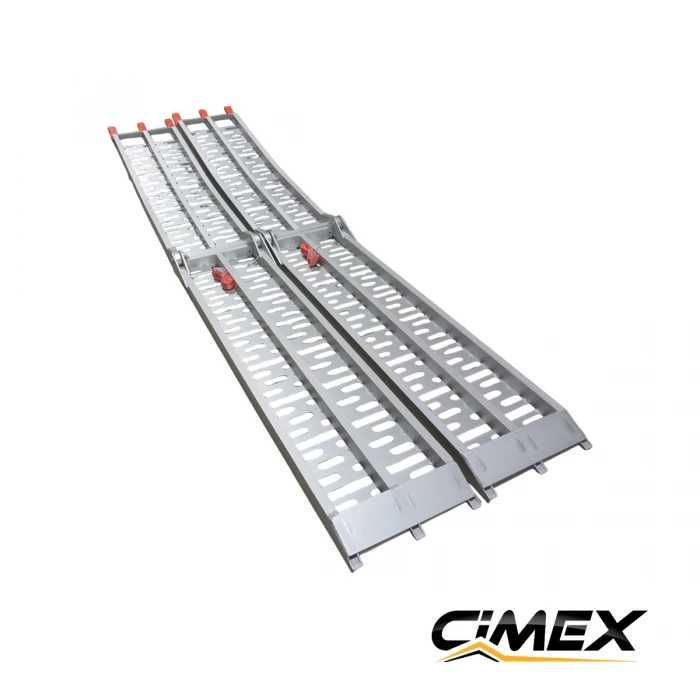 Aлуминиева рампа 680 кг к-кт 2 части, сгъваема, 223Х28 см