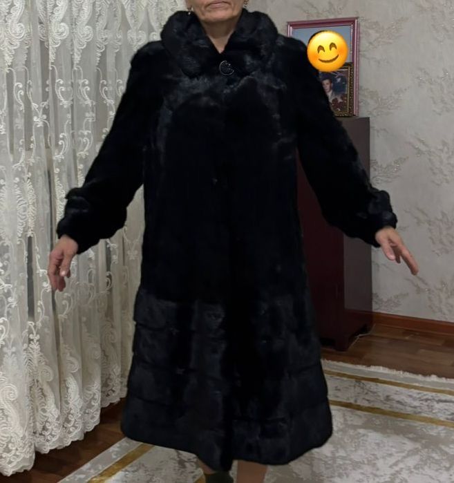 Шуба, норковый шапка