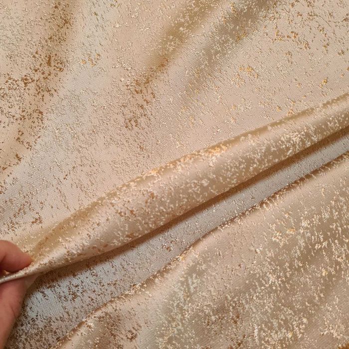 Draperii bej noi, semi-opace, inaltime 165 cm, 6 buc.