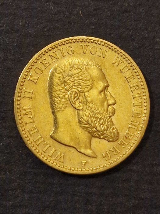 Златна Монета 10 Марки Вилхелм II , Лудвиг III , Лудвиг II , Ото