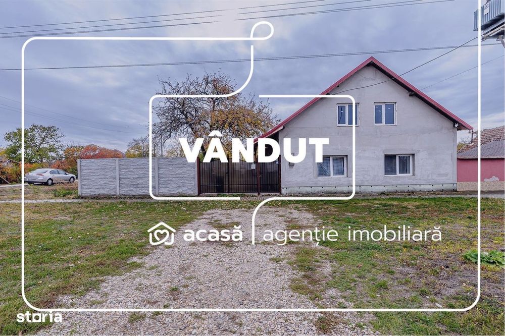 VANDUT! Casa 3 camere P+M în Munar, la 25 km de Arad - COMISION 0%
