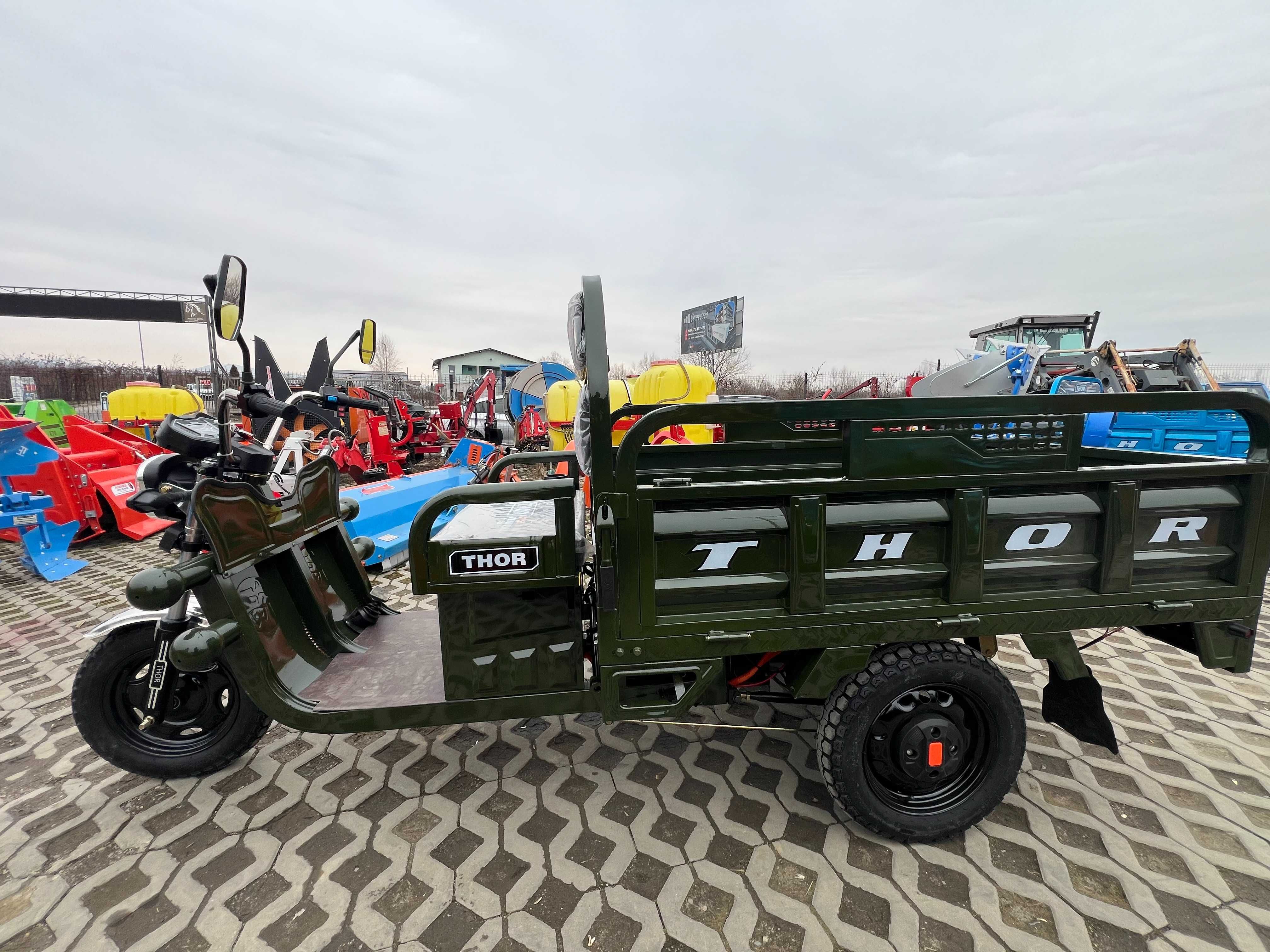 Triciclu electric THOR CITY ECO2 cargo tuk tuk nou