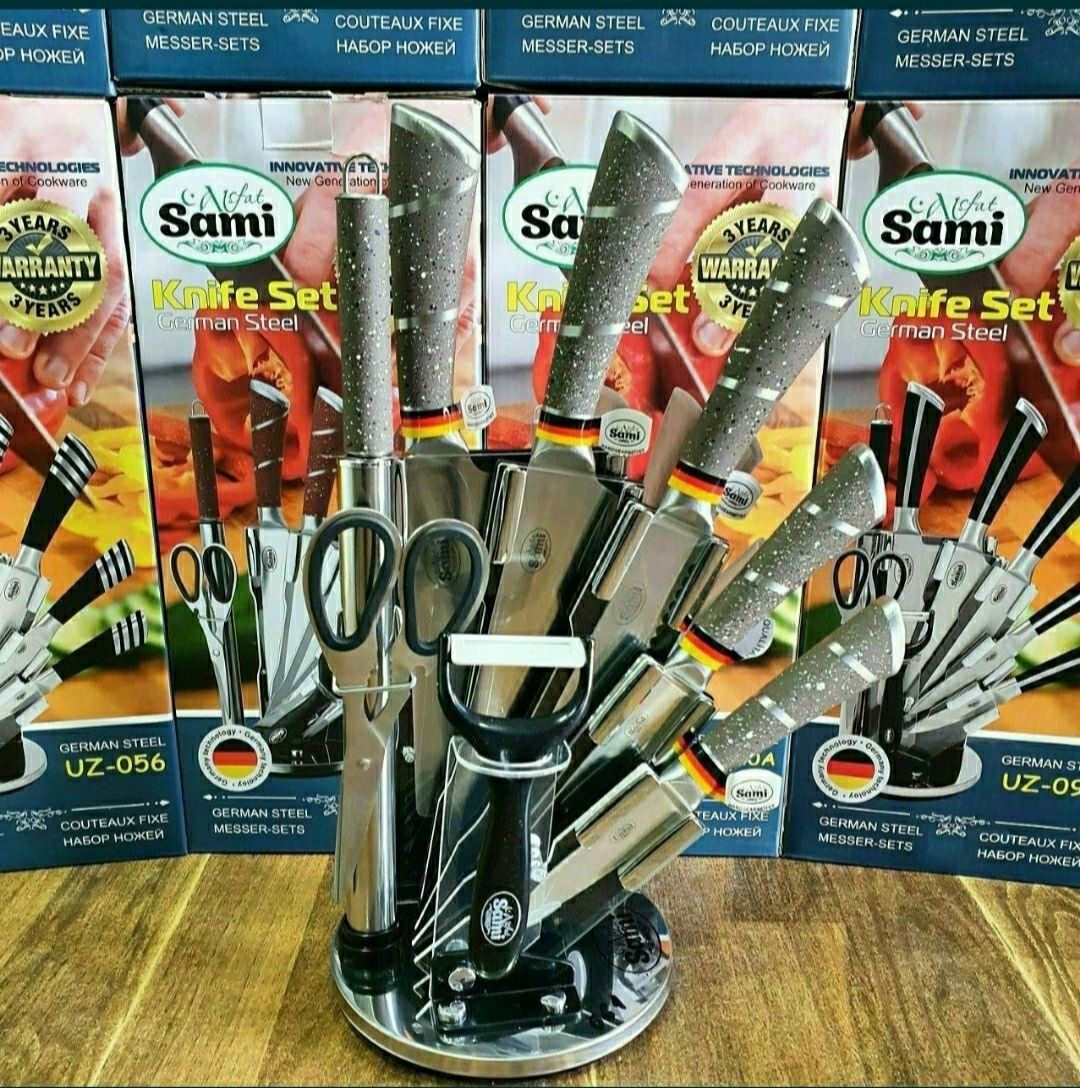 Профессиональный набор кухонных ножей SAMI оригинал даставка бесплатна