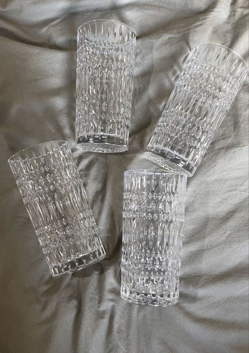 4 высоких бокала Nachtmann