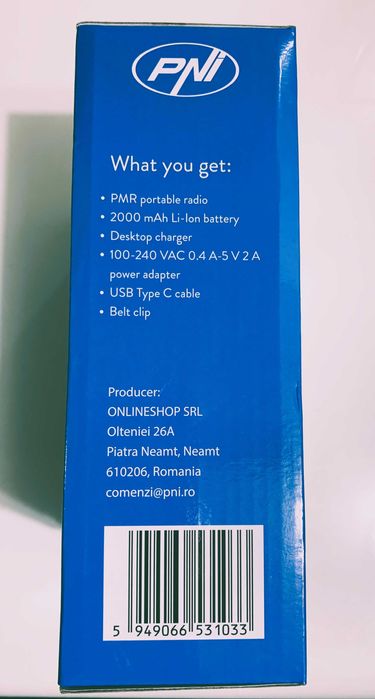 Statie radio portabila PNI PMR R45 PRO noua