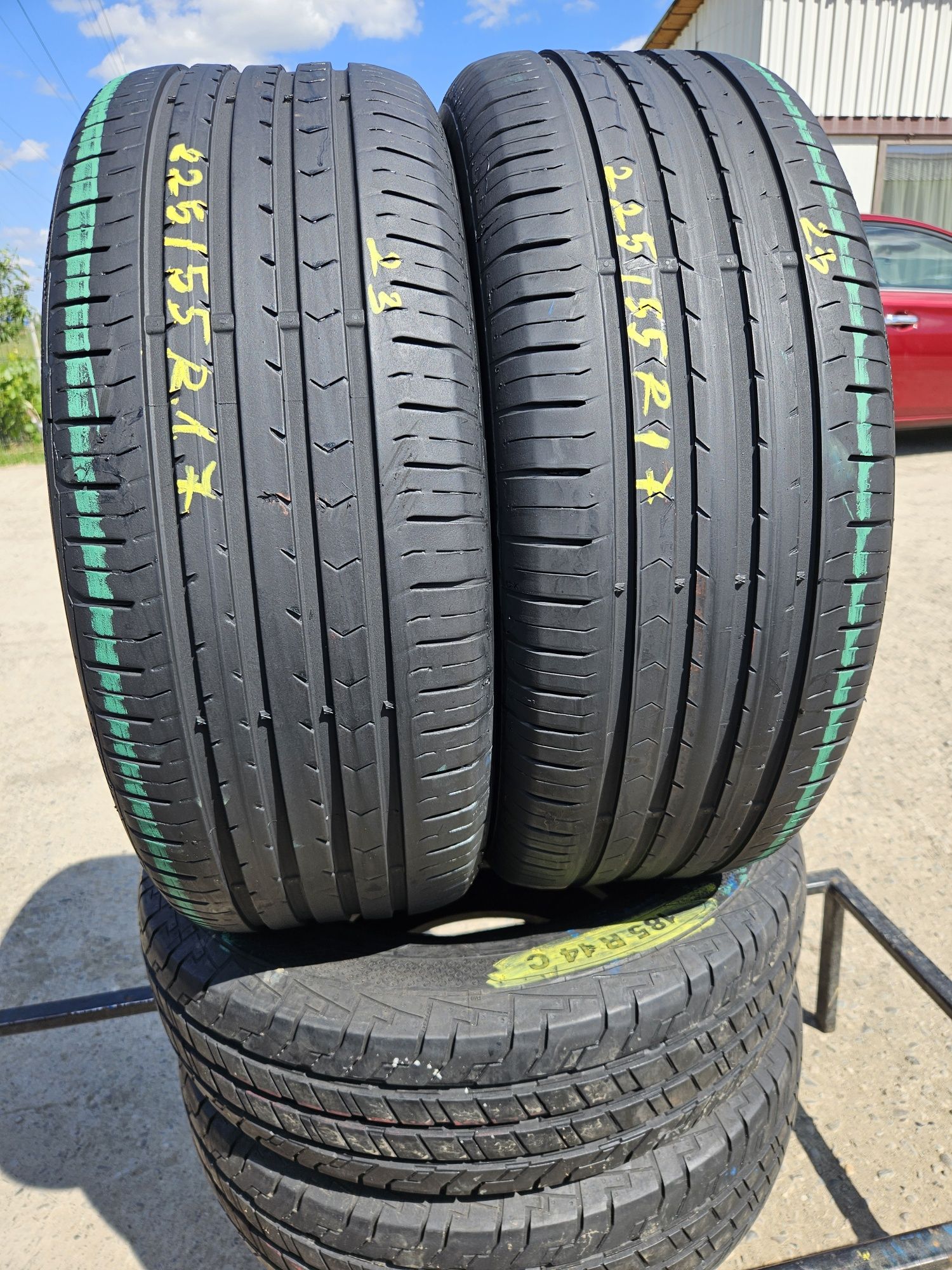 Vând anvelope vară 225/55/17 225/55r17 CONTINENTAL