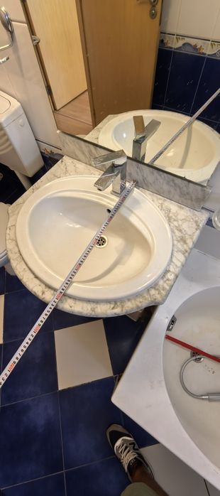 Lavoar Romstal cu suport marmura