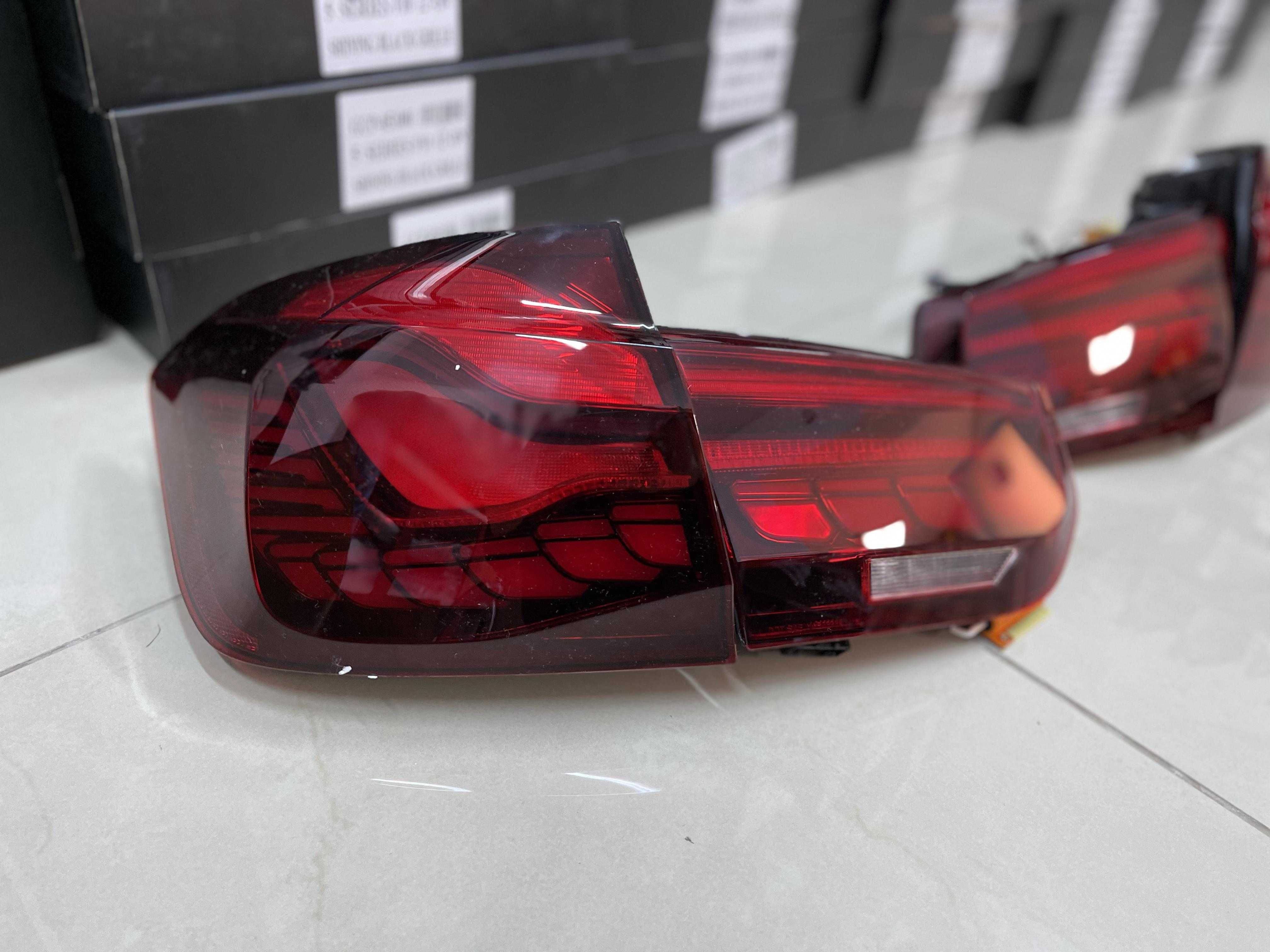 Stopuri OLED  BMW Seria 3 F30 (2011-2019) F35 F80 Rosu  M4 Design