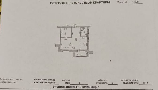 Продам однокомнатную квартиру