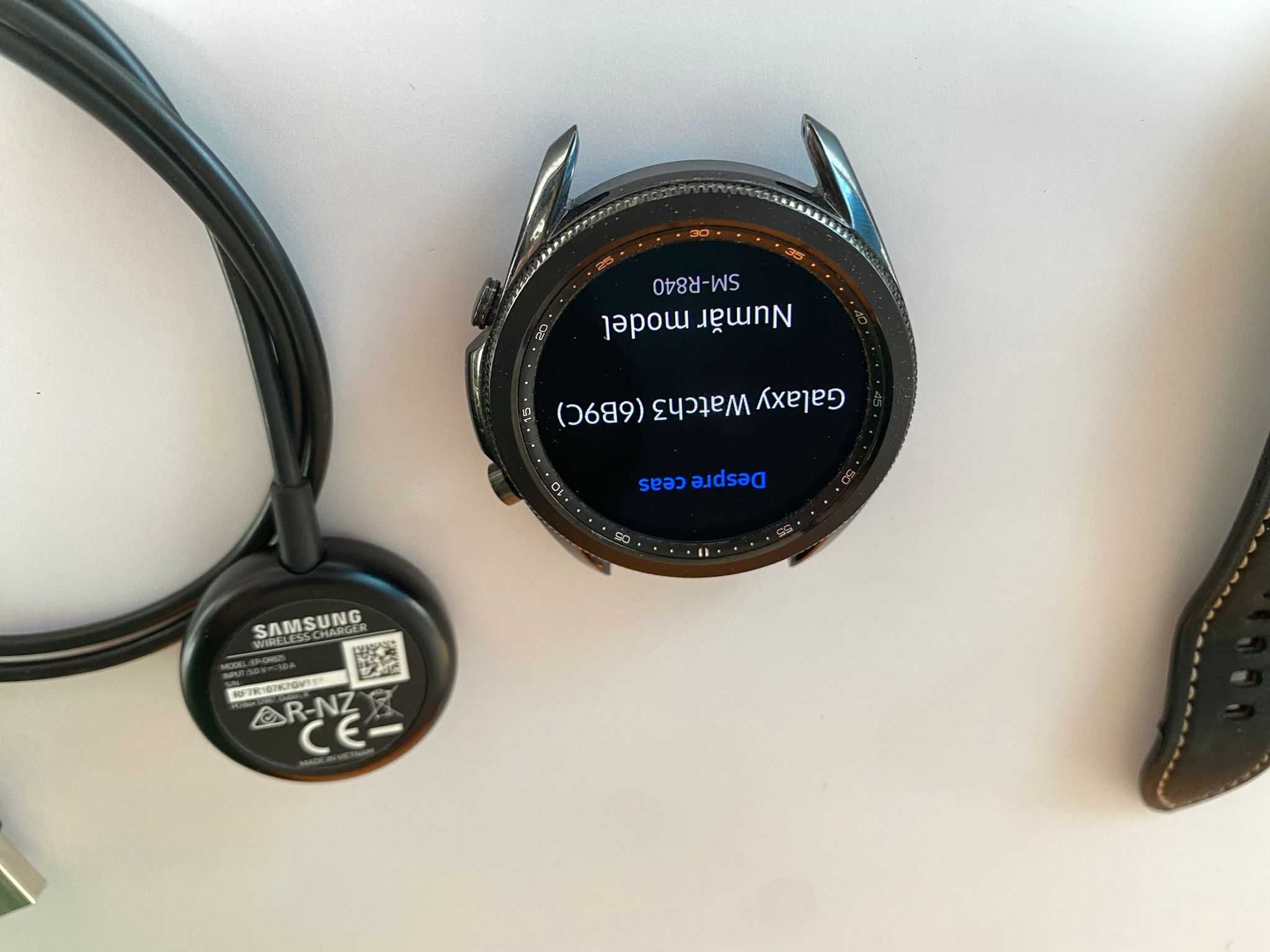 Smartwatch SAMSUNG Galaxy Watch 3 Stainless Steel Poze 100% Reale